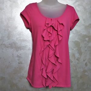Ruffled Top by Grace Elements Like New S M